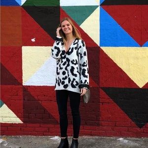 Leopard Print Cardigan